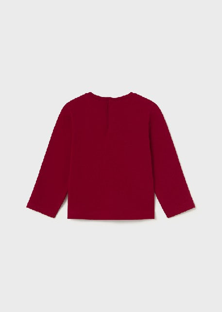 Camiseta m/l basica           Rojo