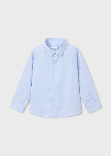 Camisa m/l basica Celeste