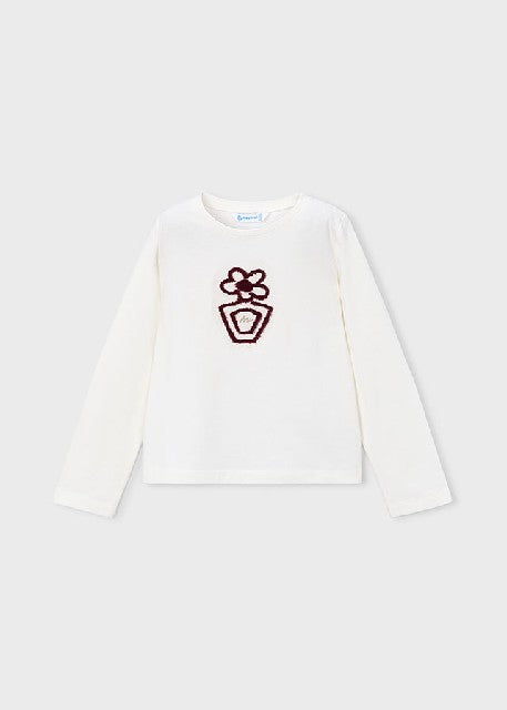 Camiseta m/l basica           Crudo