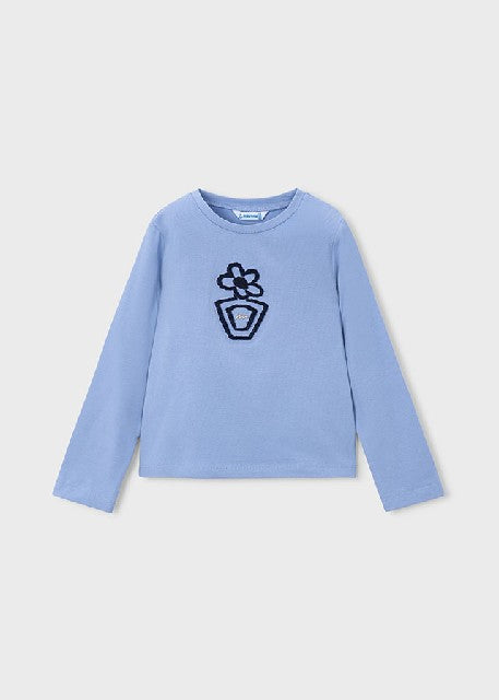 Camiseta m/l basica           Cielo