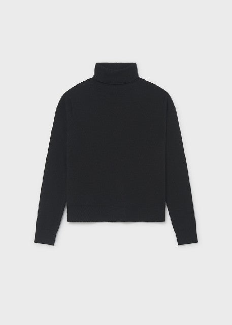 Cisne tricot basico Negro