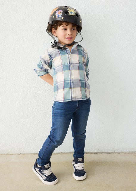 Pant. tejano slim fit basico  Oscuro