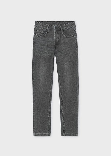 Pant. tejano slim fit basico Gris