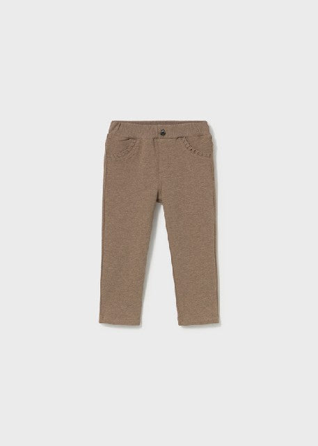 Pantalon felpa basico         Nuez