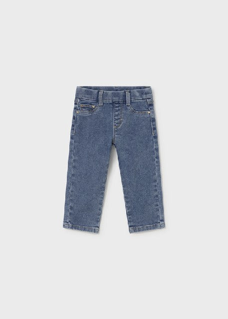 Pantalon cerrado tejano basic Claro