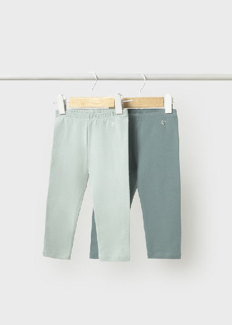 Set 2 leggings basicos        Lagoon