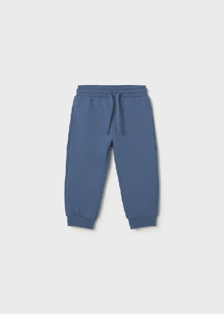 Pantalon felpa basico puños   Indigo