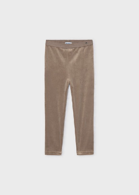 Leggings terciopelo basico    Nuez