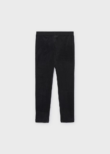 Leggings terciopelo basico    Negro