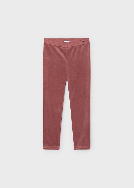 Leggings terciopelo basico Rosaceo