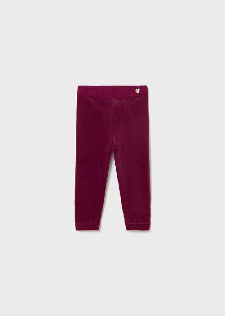 Leggings terciopelo basico Framboise