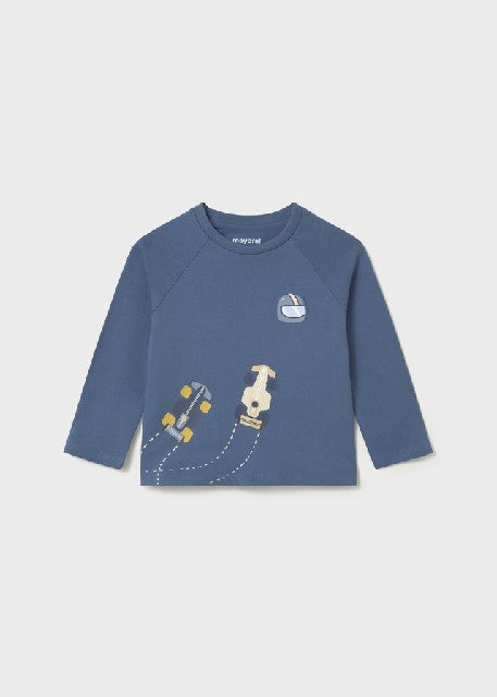 Camiseta m/l carreras         Indigo