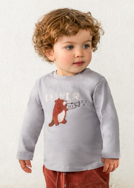 Camiseta m/l musicos Gris