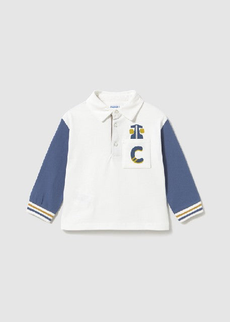 Polo m/l combinado            Indigo