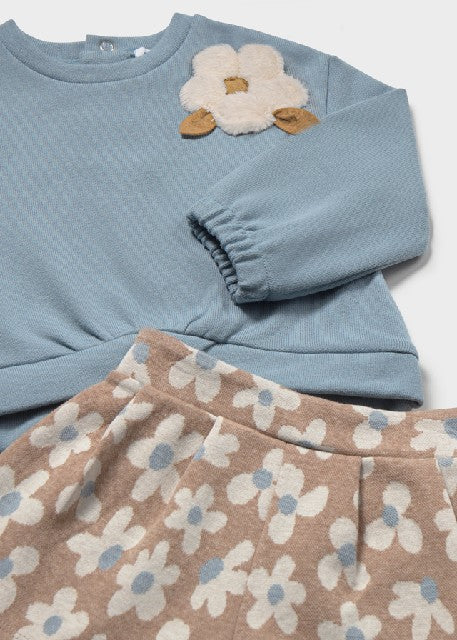 Conj. bermuda punto jacquard  Colibri