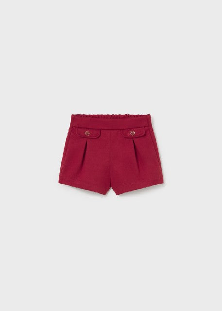 Bermuda punto sarga           Rojo