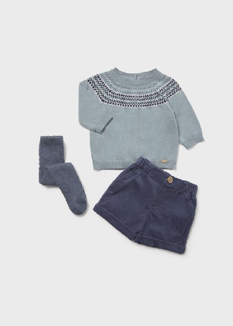 Conj. pantalon corto leotardo Copo-indig