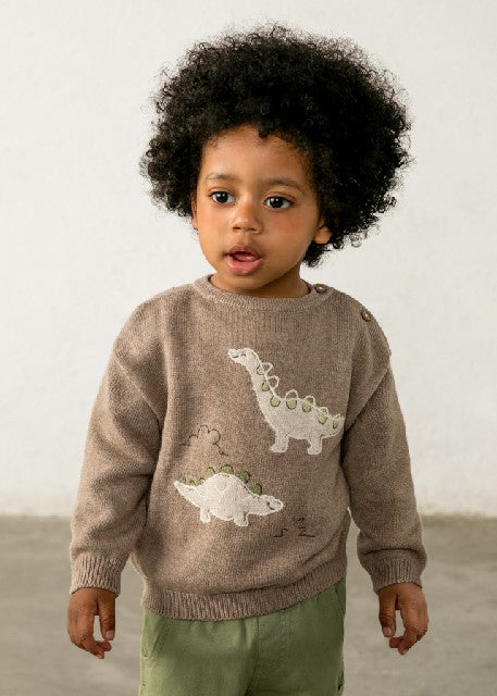Jersey intarsia posicionada   Trufa