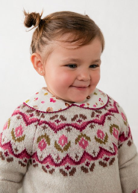 Jersey jacquard Milk