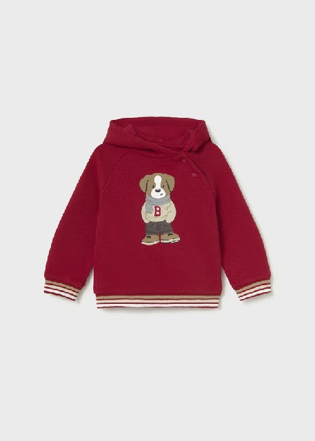 Pullover capucha Rojo
