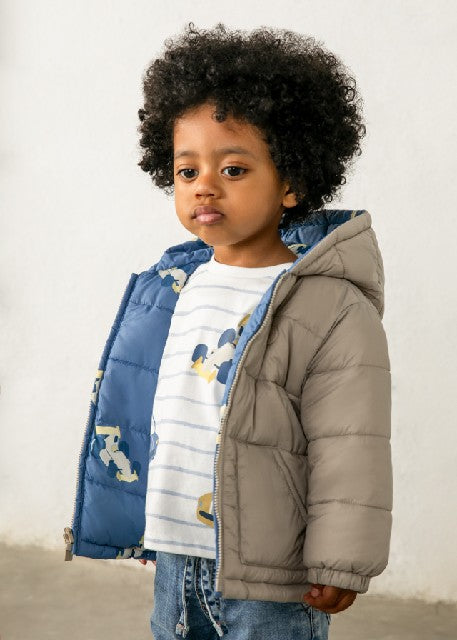 Chaqueton soft reversible Indigo
