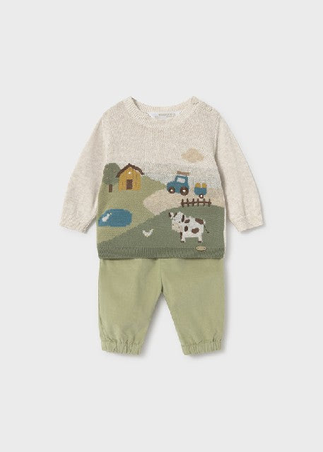 Conj. pantalon largo jersey   Cactus
