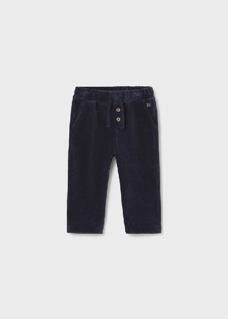 Pantalon punto pana           Azul