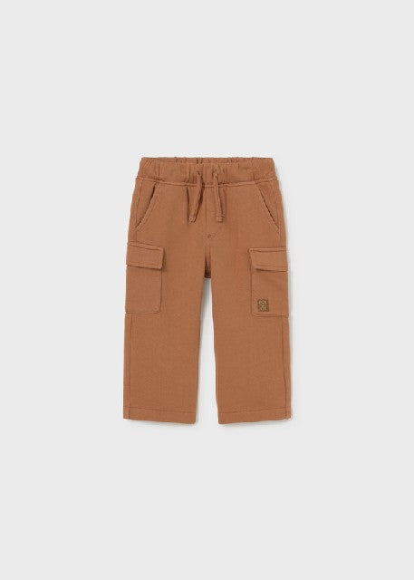 Pantalon punto cargo Teja
