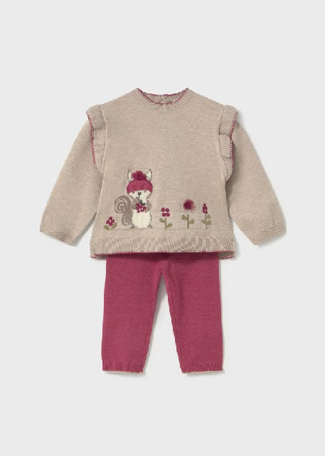 Conj. pantalon tricot         Petalo
