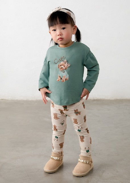 Conj. leggings con diadema    Lagoon