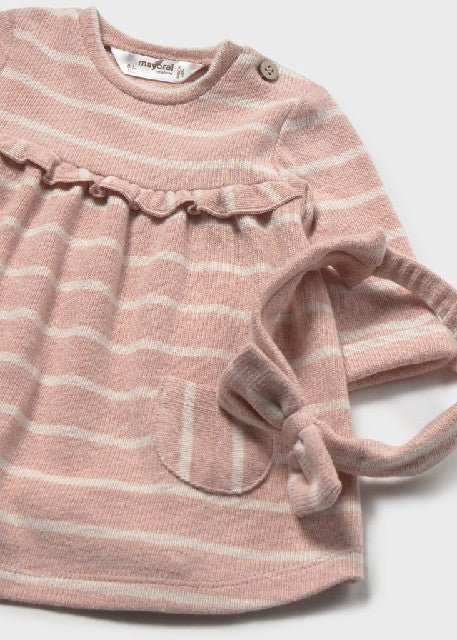 Vestido jacquard              Nude