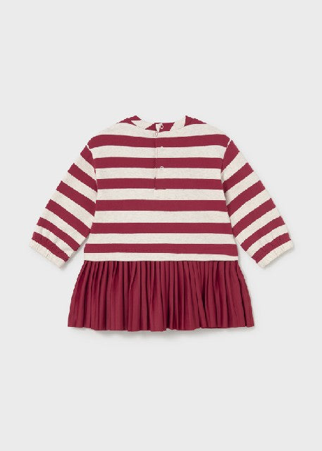 Vestido combinado felpa       Rooibos