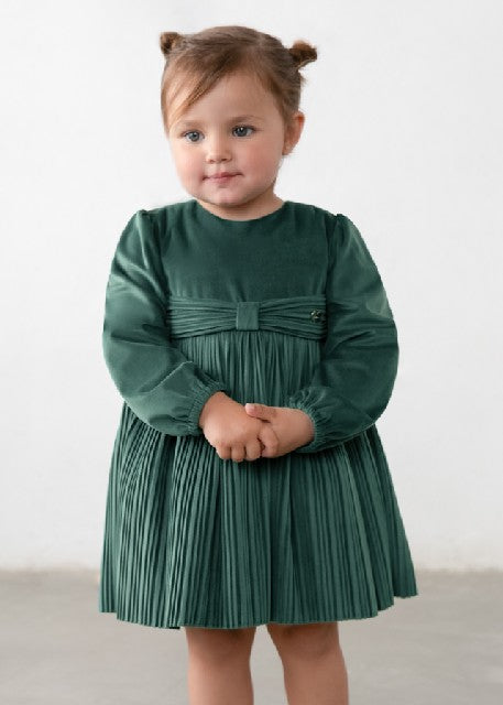 Vestido terciopelo plisado    Nenufar