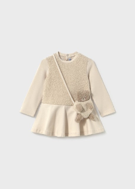 Vestido combinado con bolso   Tofu