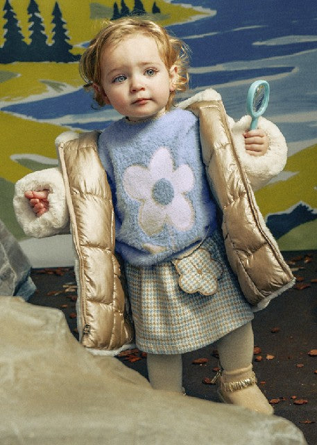 Falda punto jacquard bolsito Colibri