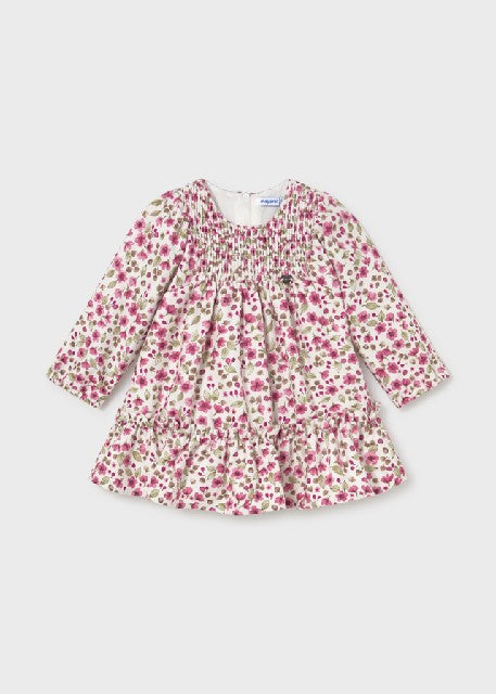 Vestido terciopelo estampado  Petalo