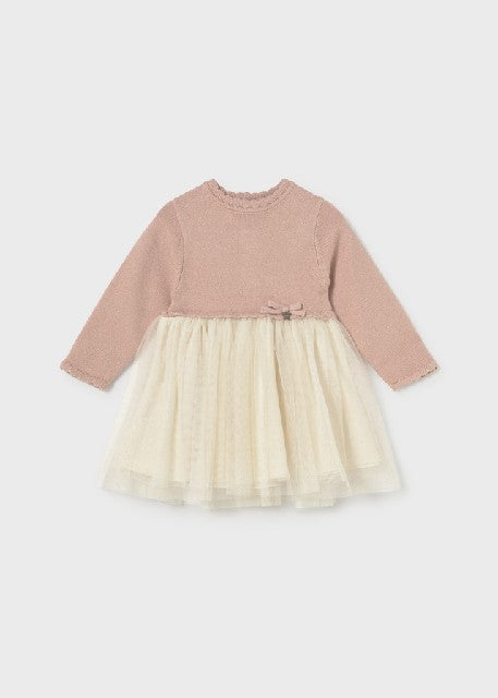 Vestido combinado tricot y tu Petisui