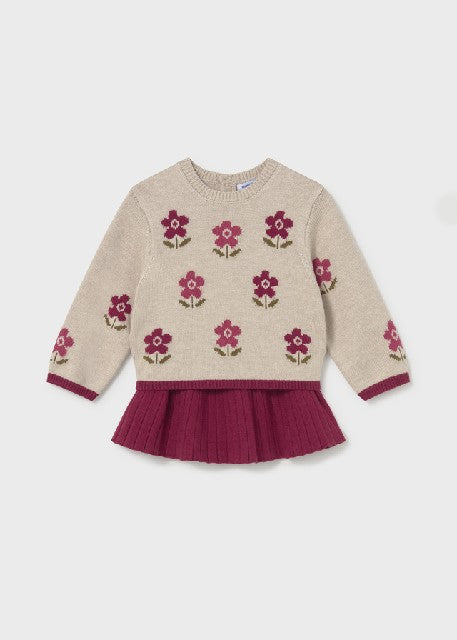 Conj. falda tricot            Framboise