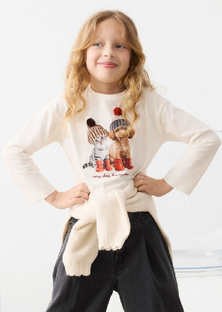 Camiseta m/l                  Crudo