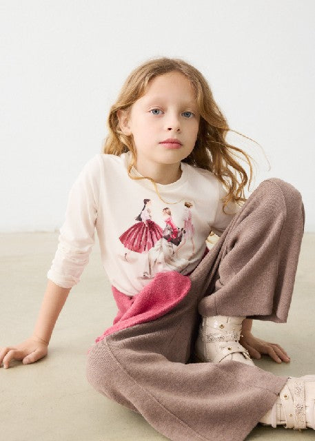 Camiseta m/l vestir Crd-petalo