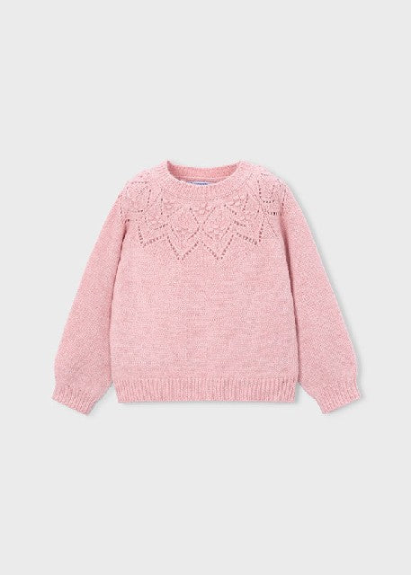 Jersey calado fantasia Pastel