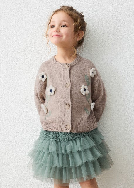 Rebeca tricot flores Gofre
