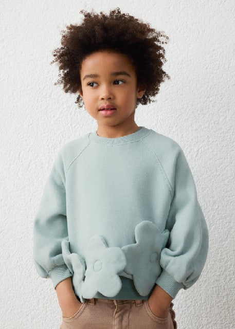Pullover flores aplique Anis