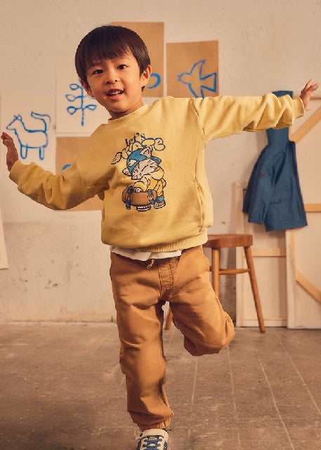 Pullover print                Maiz