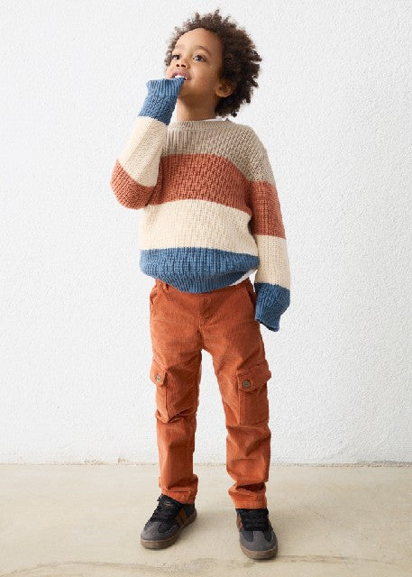 Pantalon cargo pana           Teja