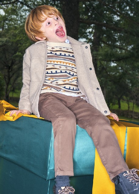 Pantalon chino jogger         Cacao