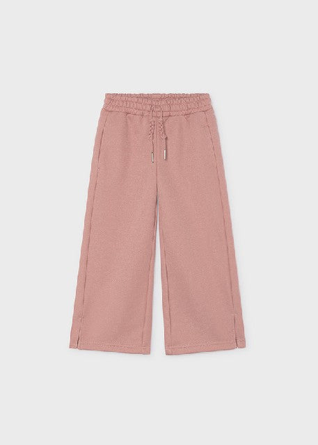 Pantalon largo felpa Pastel