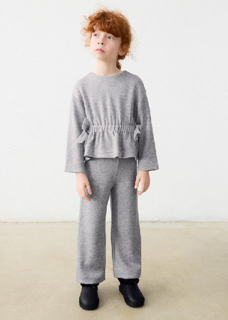 Conj. pantalon tricot         Gris