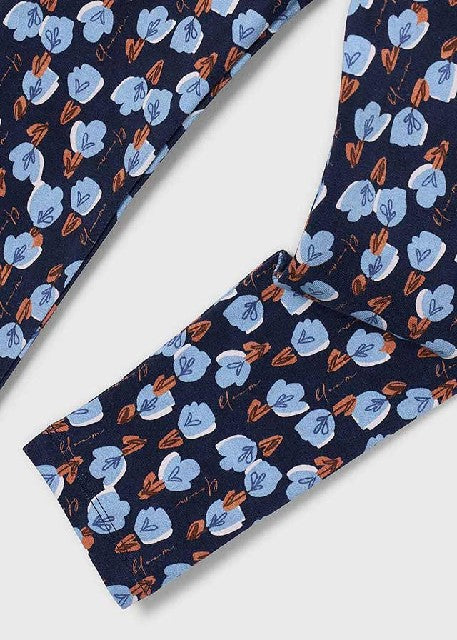 Leggings punto estampado      Marino