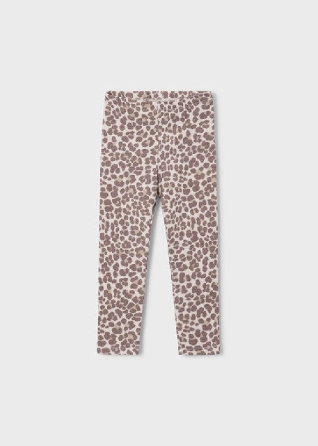 Leggings punto estampado      Castaña